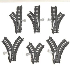 Thomas & Friends Trackmaster Grey Track 6 Piece Switch Junction Lot